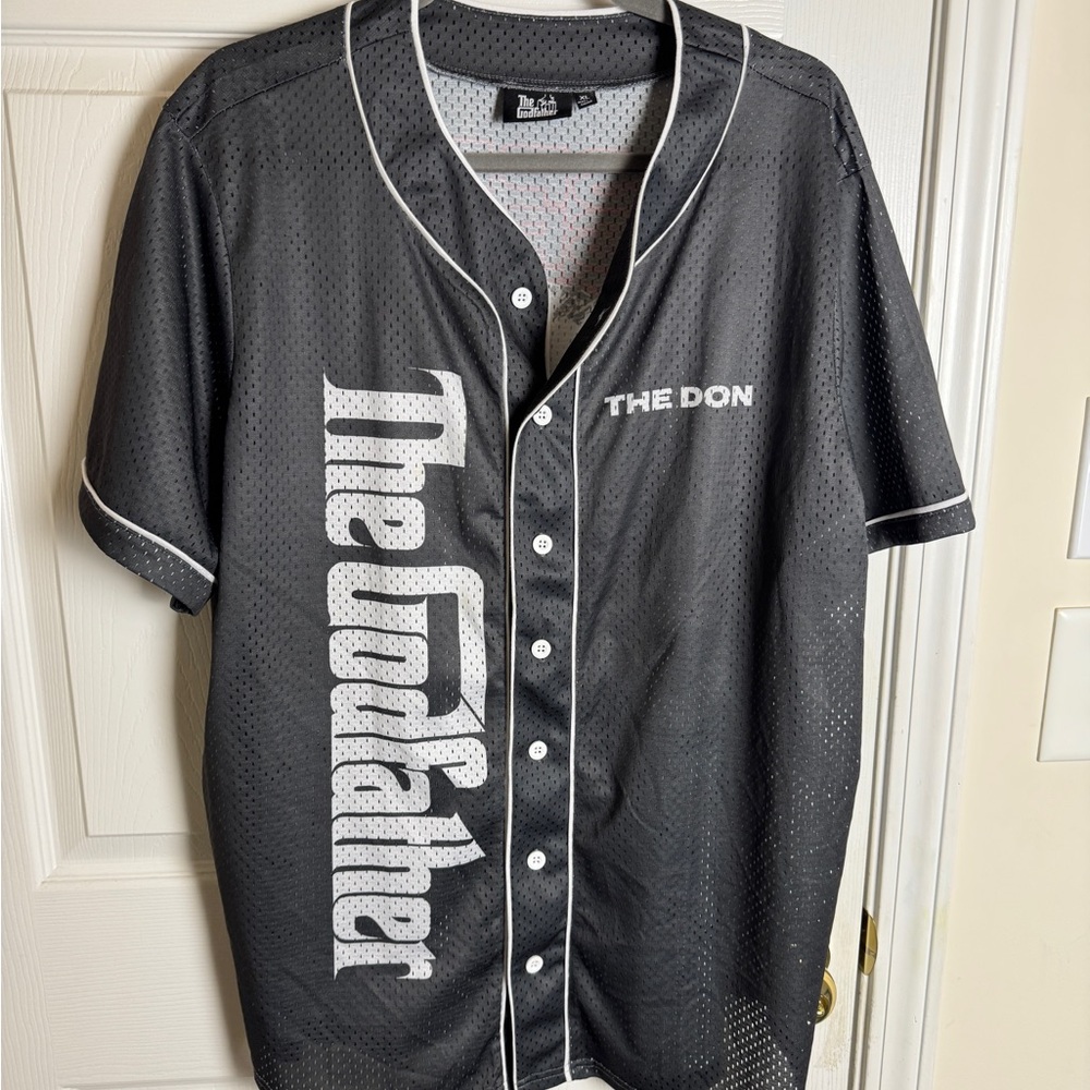 The GodFather Black Baseball Jersey